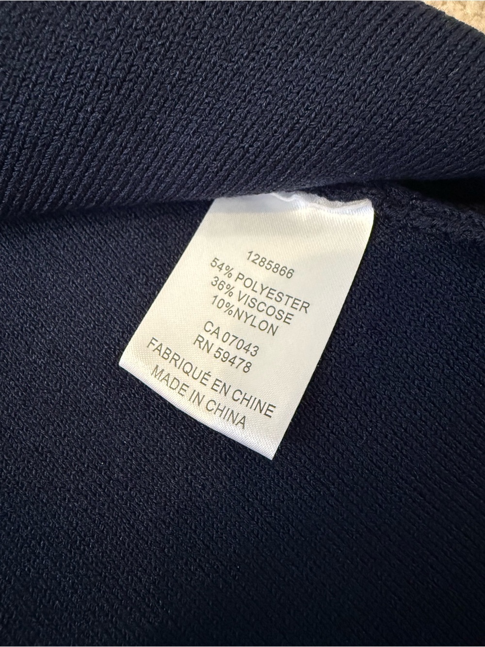 Bailey 44 Navy Sleeveless Button-Front Knit Top - Picture 6 of 7